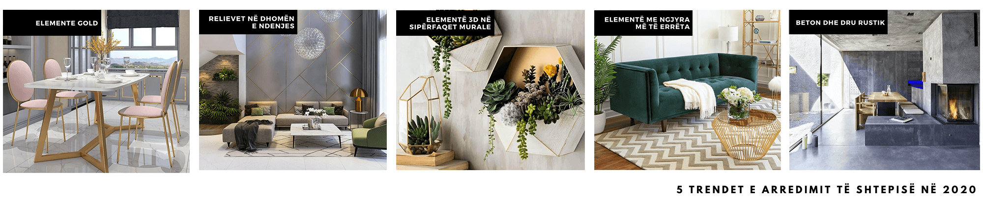 5 trendet më të mira të arredimit në 2020